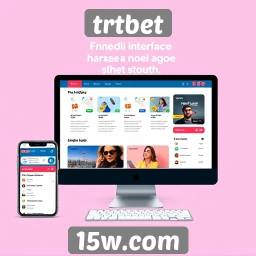 Análise da interface do usuário do site trtbet